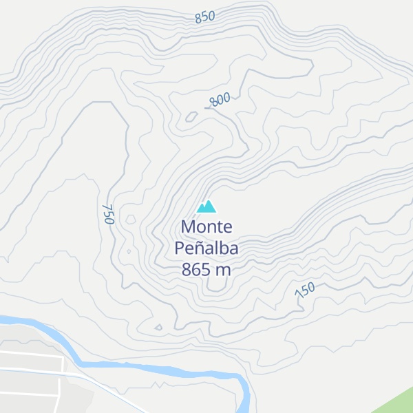 Map of Monte Peñalba