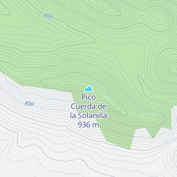 Map of Pico Cuerda de la Solanilla