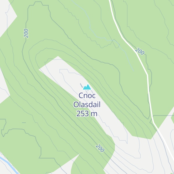 Map of Cnoc Olasdail
