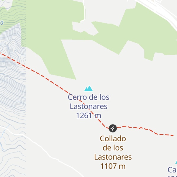 Map of Cerro de los Lastonares