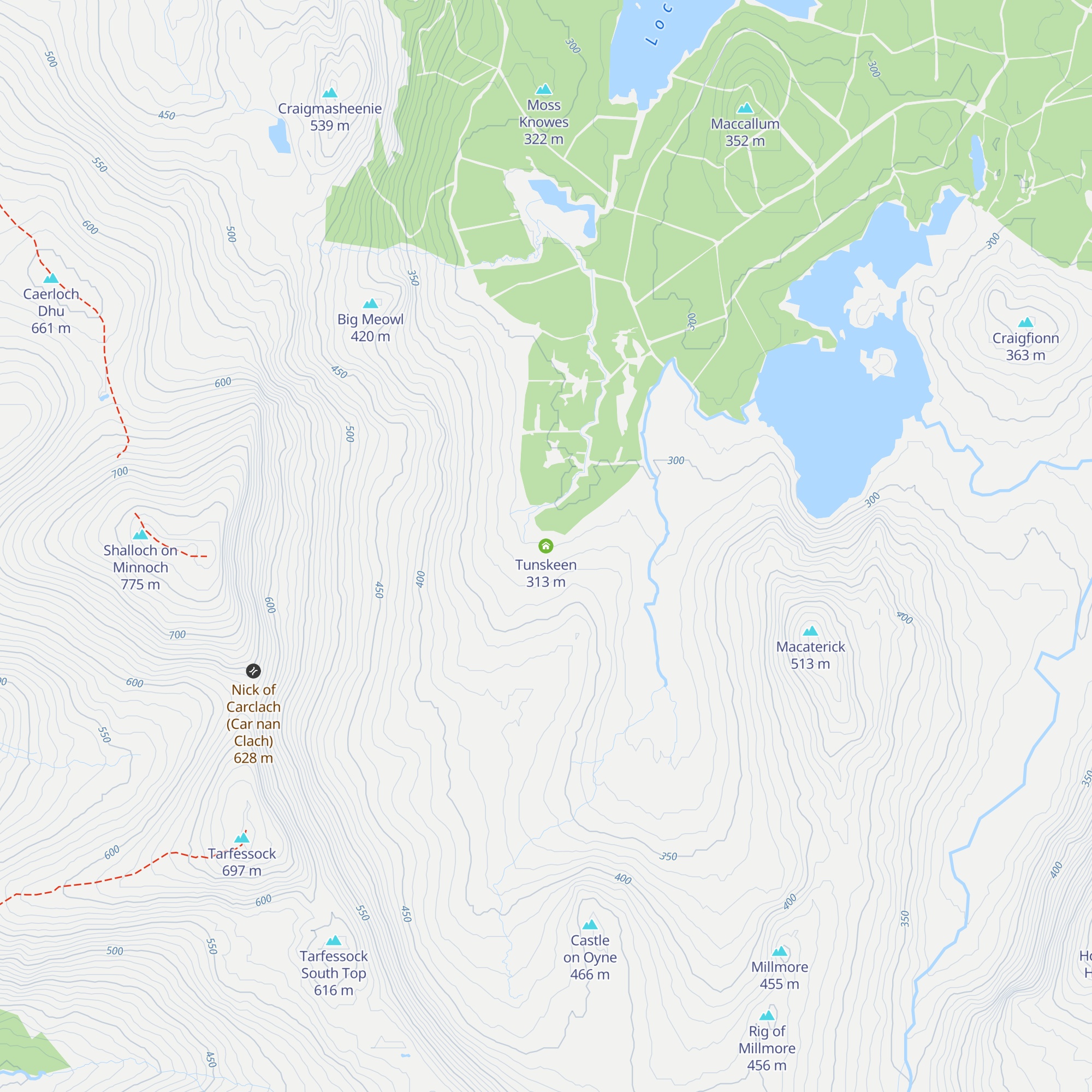 Tunskeen map