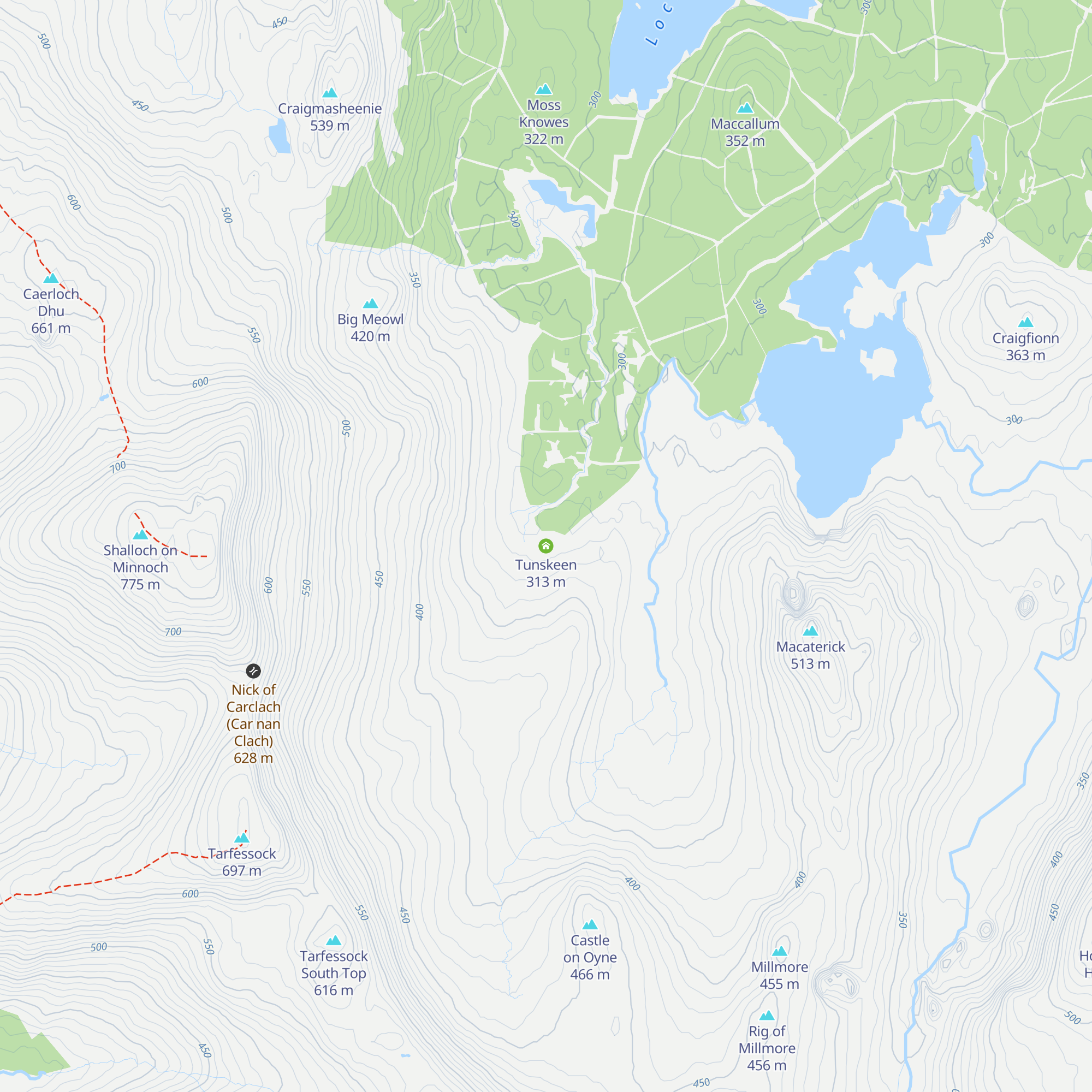 Tunskeen map