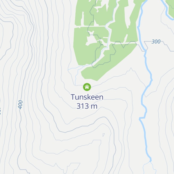 Map of Tunskeen