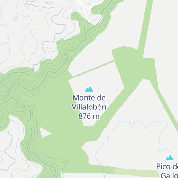 Map of Monte de Villalobón