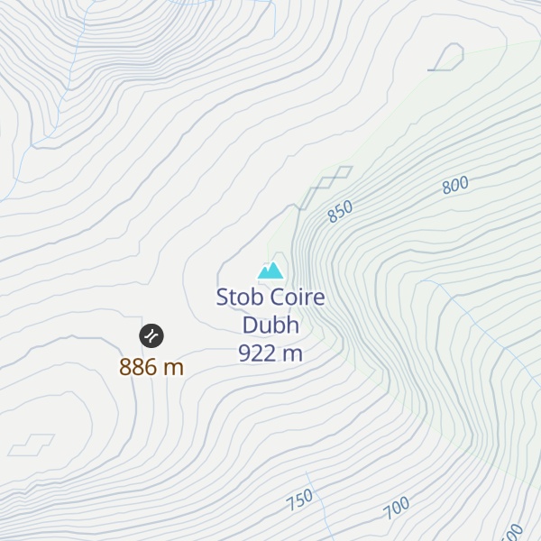 Map of Stob Coire Dubh