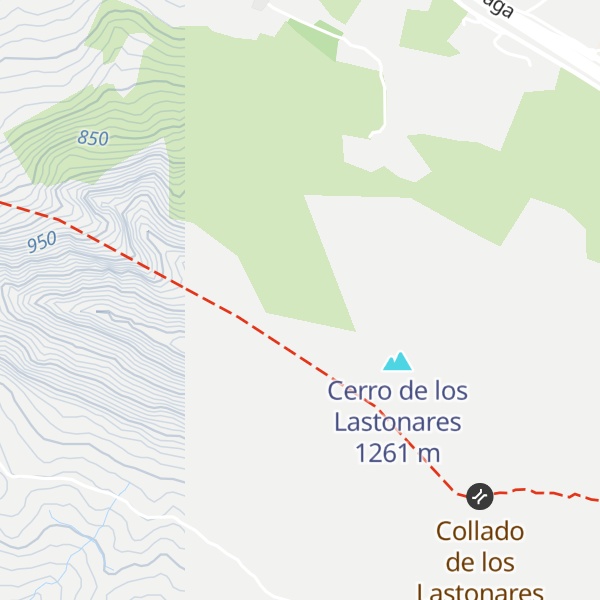 Map of Sierra de las Cabras