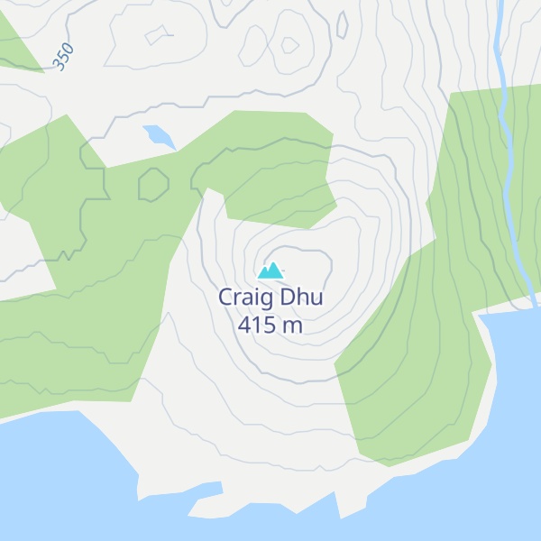 Map of Craig Dhu
