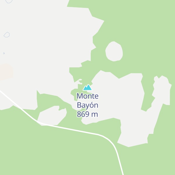 Map of Monte Bayón