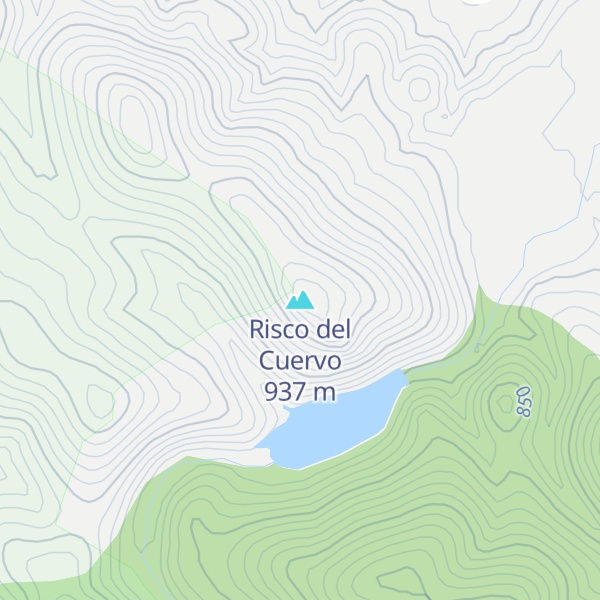 Map of Risco del Cuervo
