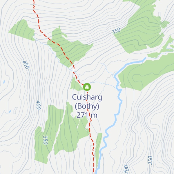 Map of Culsharg (Bothy)