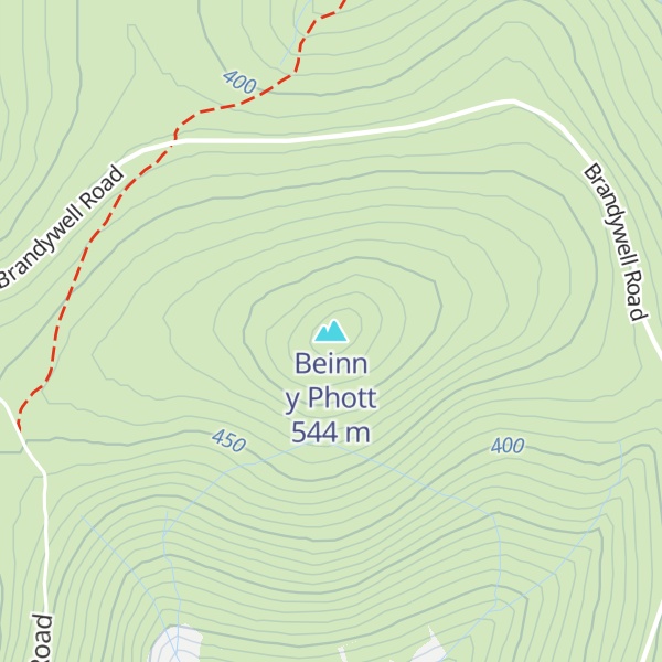 Map of Beinn y Phott