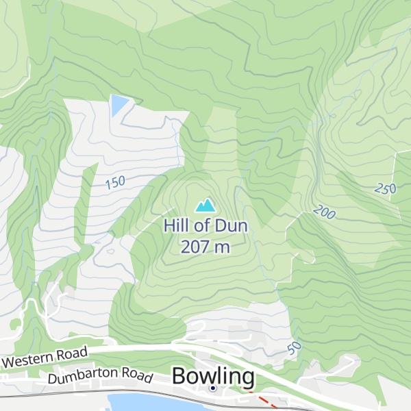 Map of Hill of Dun