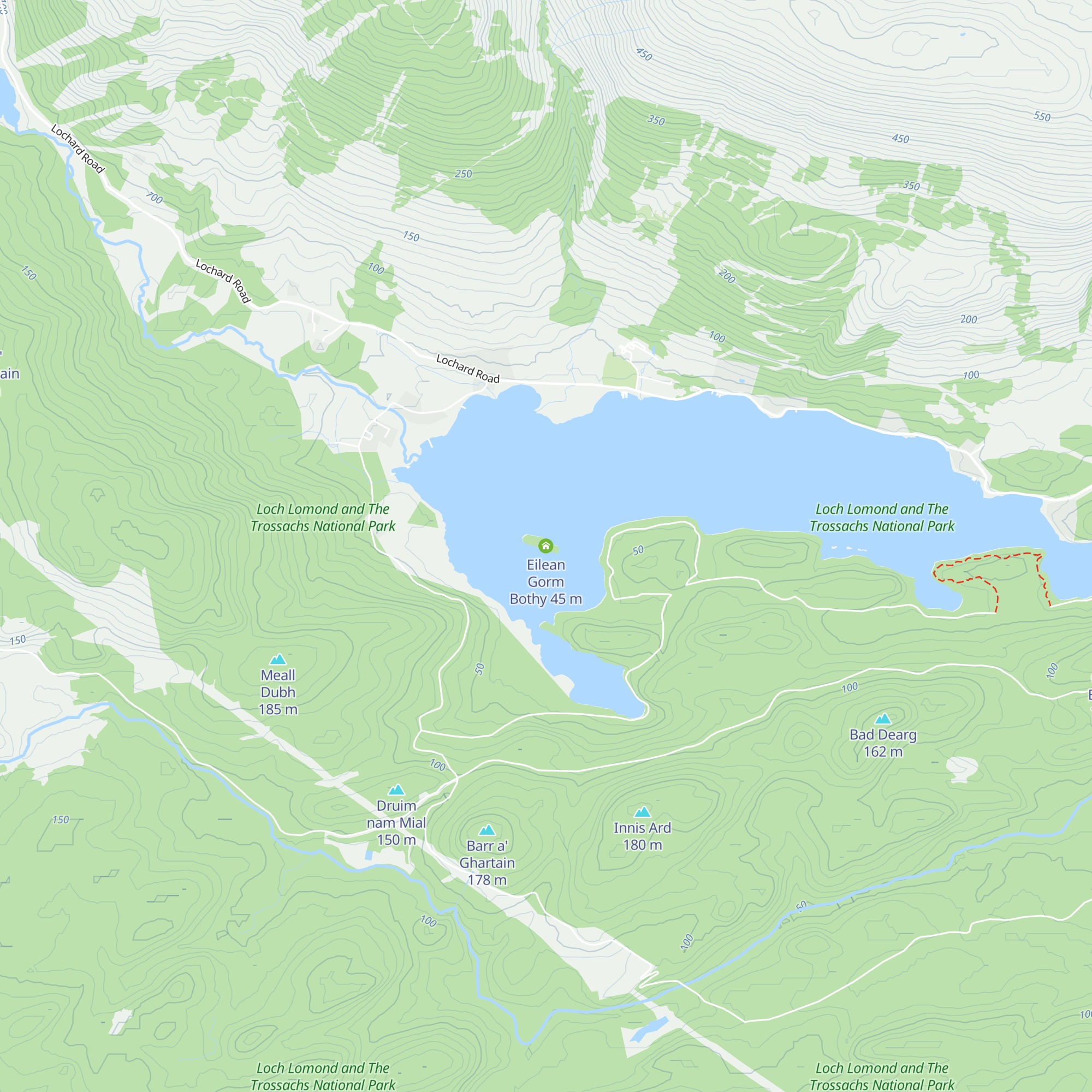 Eilean Gorm Bothy map