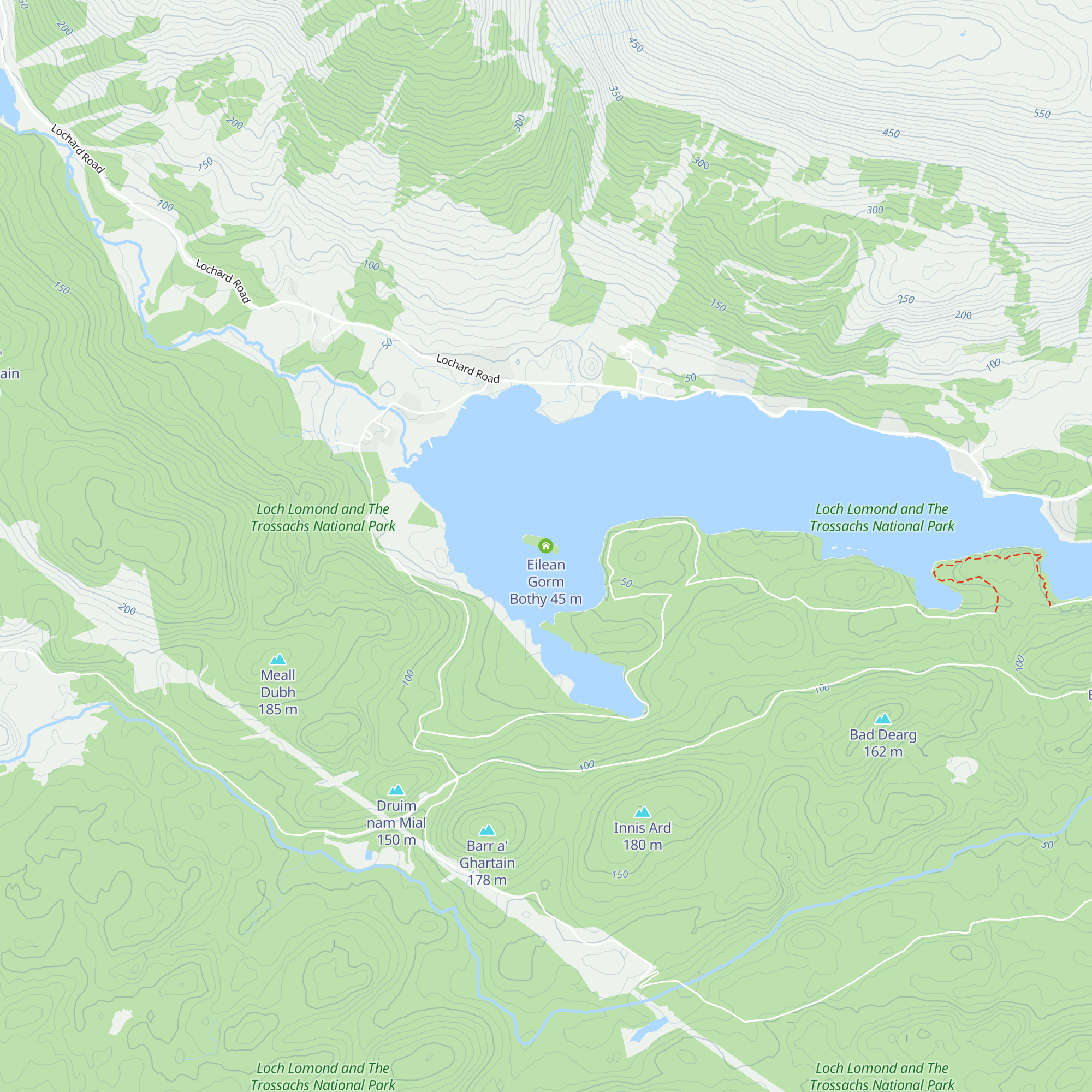 Eilean Gorm Bothy map