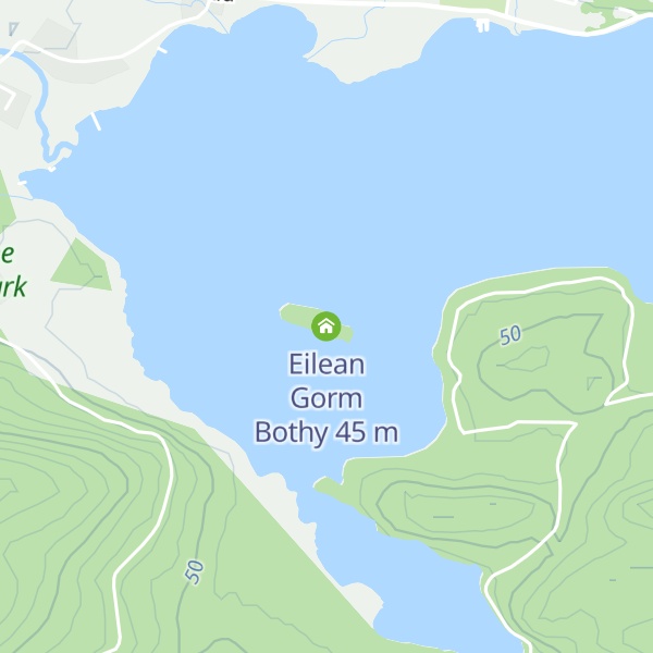 Map of Eilean Gorm Bothy