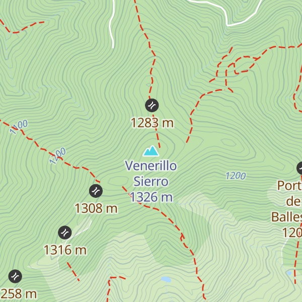 Map of Venerillo Sierro