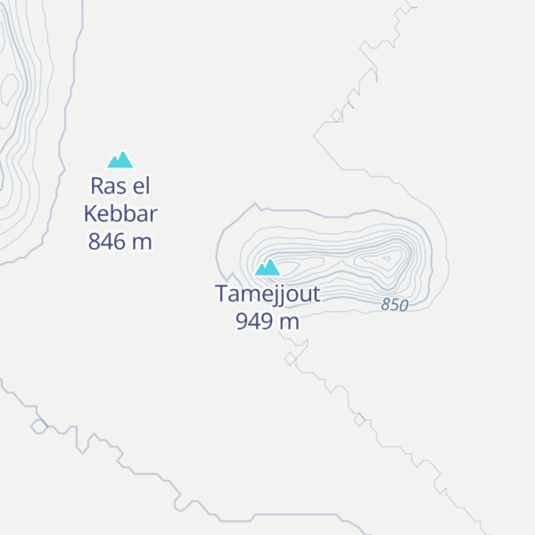 Map of Tamejjout