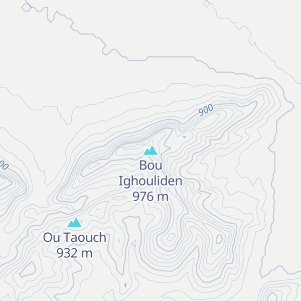 Map of Bou Ighouliden
