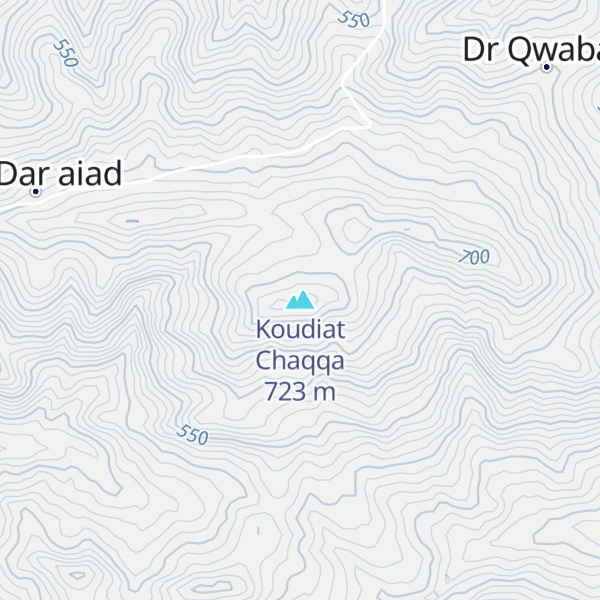 Map of Koudiat Chaqqa