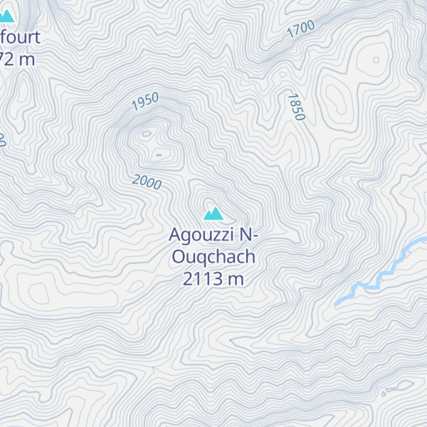 Map of Agouzzi N- Ouqchach