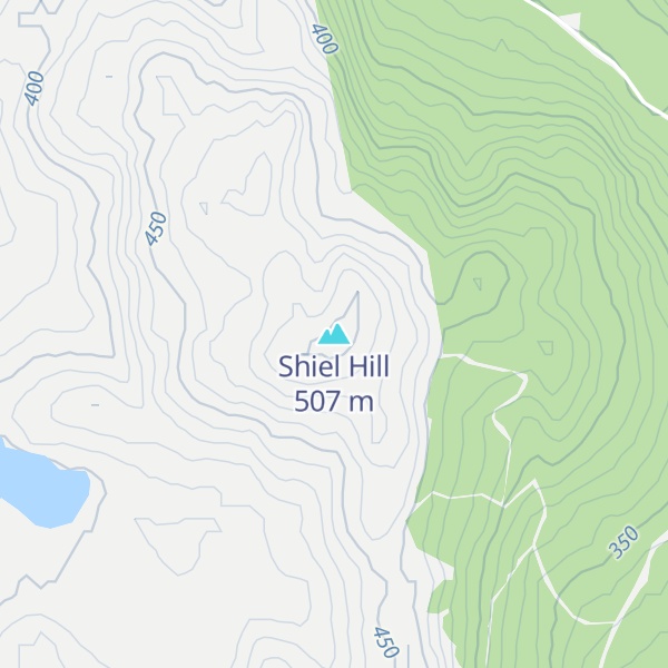 Map of Shiel Hill