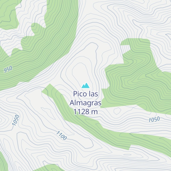 Map of Pico las Almagras