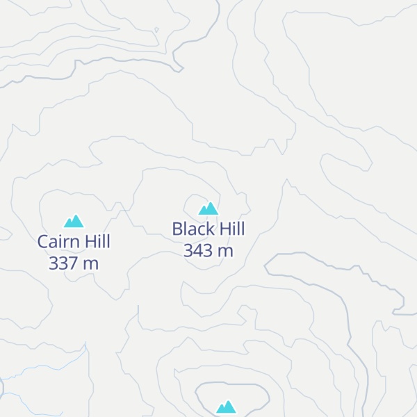 Map of Black Hill