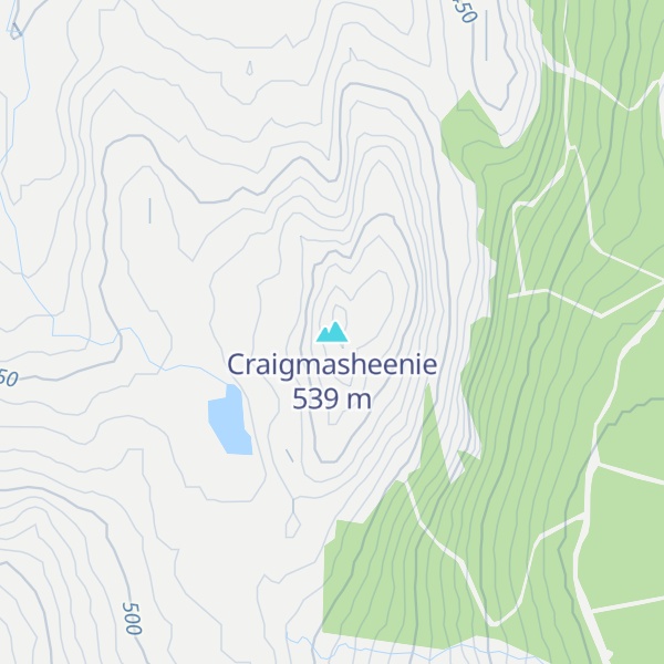 Map of Craigmasheenie