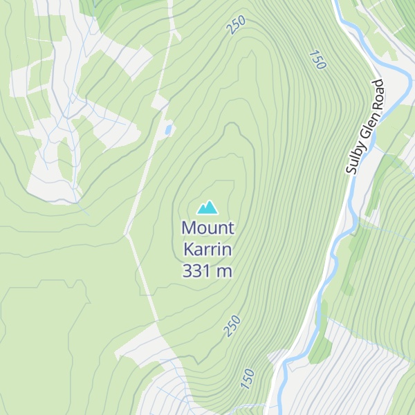 Map of Mount Karrin
