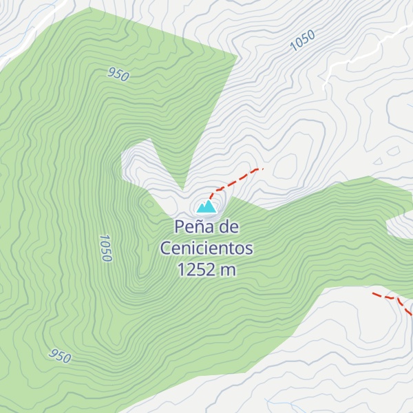 Map of Peña de Cenicientos