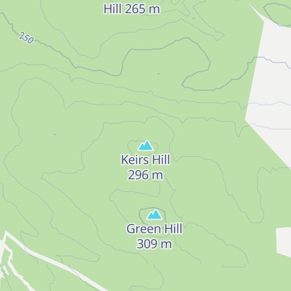 Map of Keirs Hill