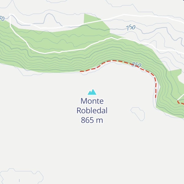 Map of Monte Robledal