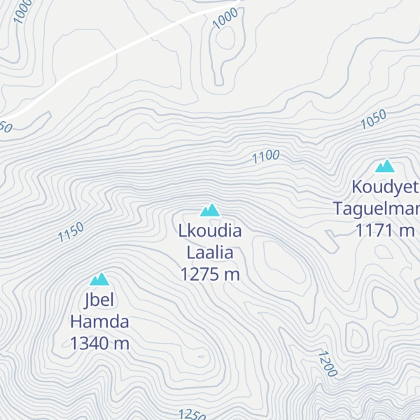 Map of Lkoudia Laalia