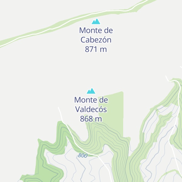 Map of Monte de Valdecós