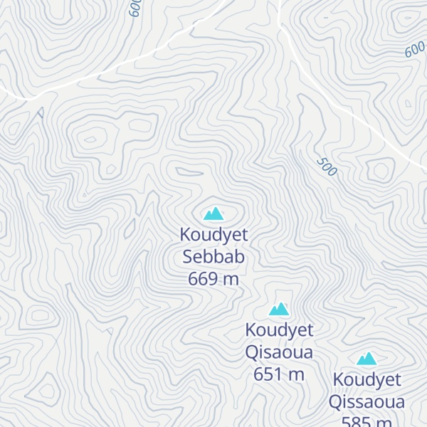 Map of Koudyet Sebbab