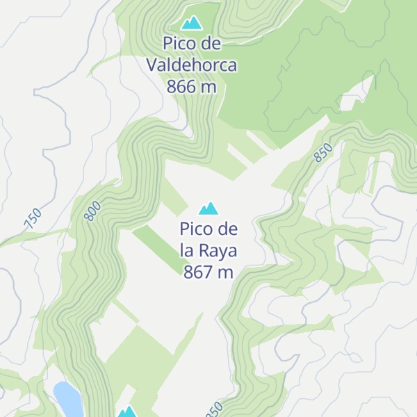 Map of Pico de la Raya