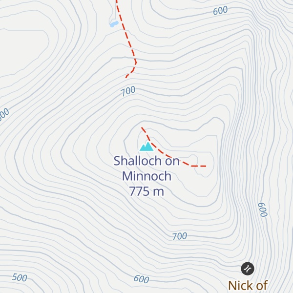 Map of Shalloch on Minnoch
