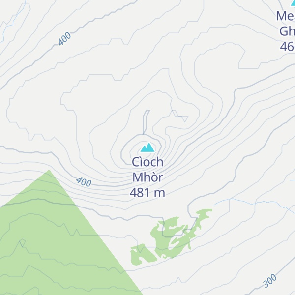 Map of Cìoch Mhòr