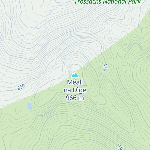 Map of Meall na Dìge