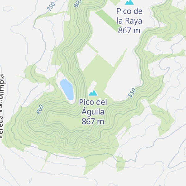 Map of Pico del Águila