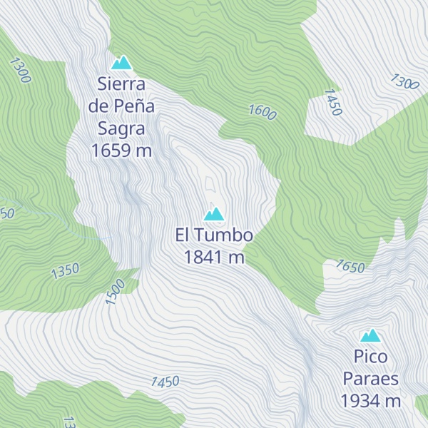 Map of El Tumbo