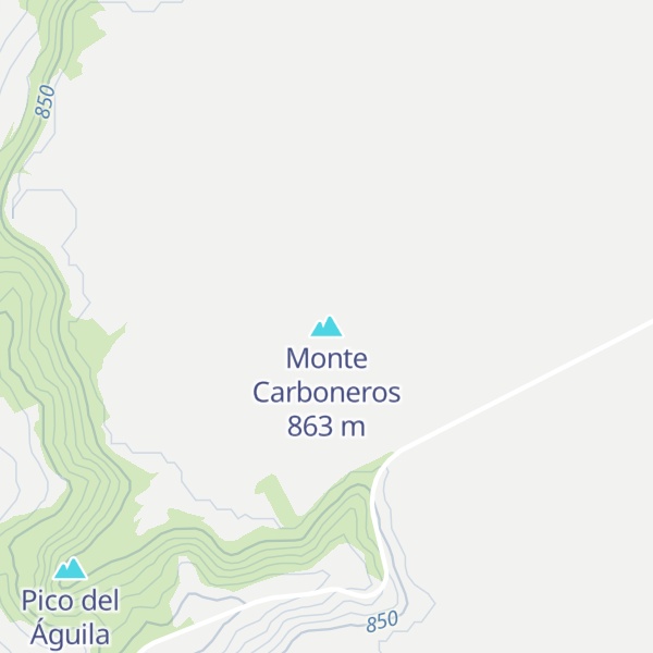 Map of Monte Carboneros