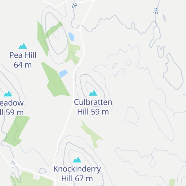 Map of Culbratten Hill