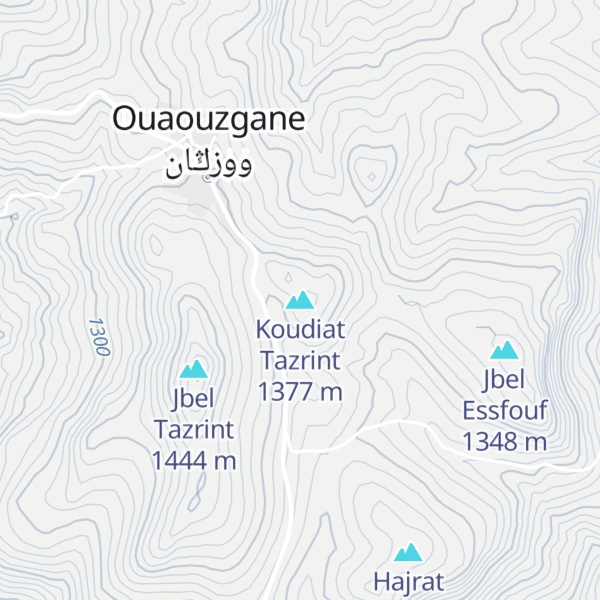Map of Koudiat Tazrint