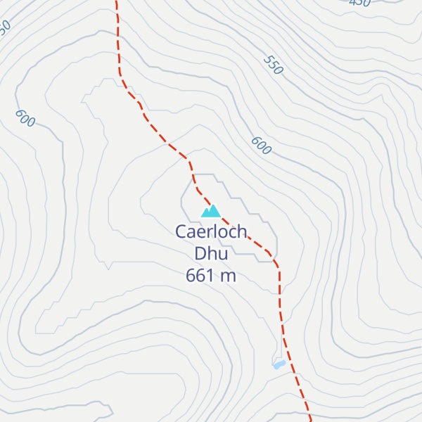 Map of Caerloch Dhu