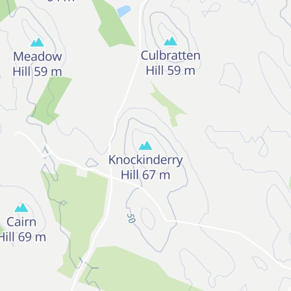 Map of Knockinderry Hill