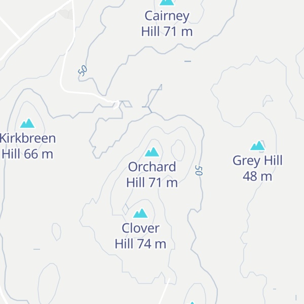 Map of Orchard Hill