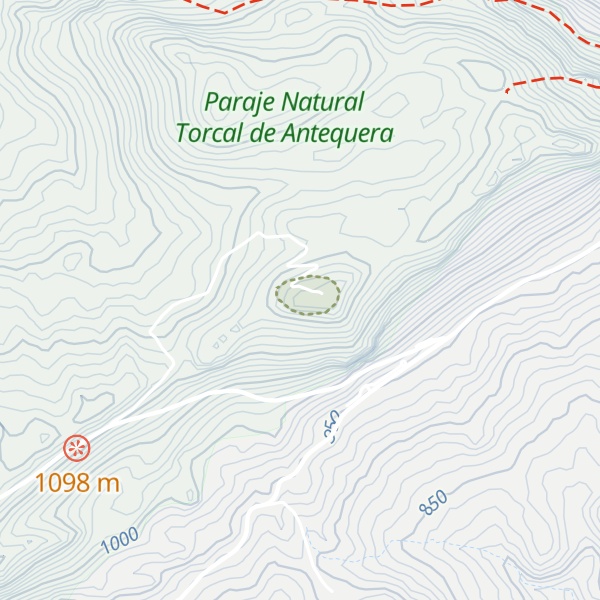 Map of Camorro de los Monteses