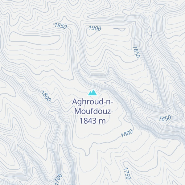 Map of Aghroud-n-Moufdouz