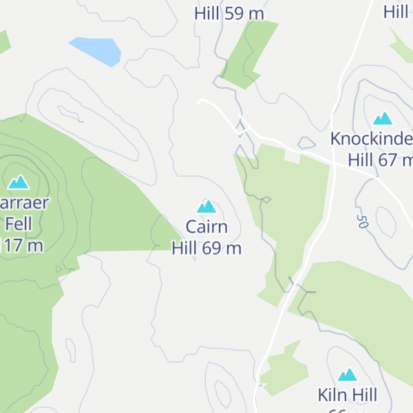 Map of Cairn Hill